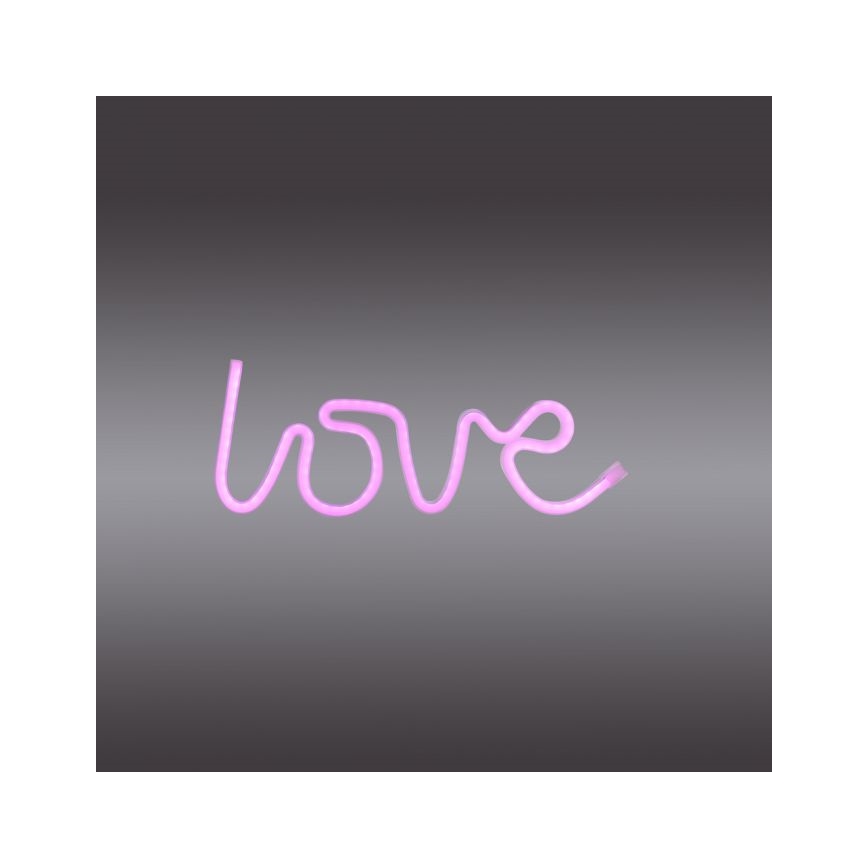 JUST LIGHT. 85021-87 - LED-Neon-Wanddekoration NEON LED/6,5W/5V Love