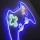 JUST LIGHT. 85022-70 - LED-Neon-Wanddekoration NEON 1xLED/6,5W/5V Gamer