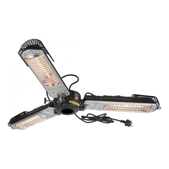 JUST LIGHT. 99513-18 - Outdoor-Heizelement GLOW 3x650W/1300W/2000W/230V IP34