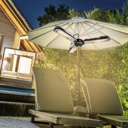 JUST LIGHT. 99513-18 - Outdoor-Heizelement GLOW 3x650W/1300W/2000W/230V IP34