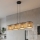 Kabel-Hängeleuchte ECO 4xE27/15W/230V beige/Rattan