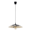 Kabel-Pendelleuchte ARMI 1xE27/15W/230V schwarz/beige