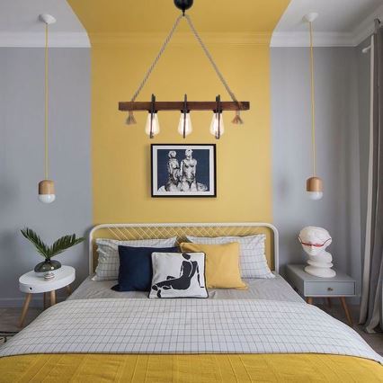 Kabel-Pendelleuchte KUTUK 3xE27/40W/230V Kiefer