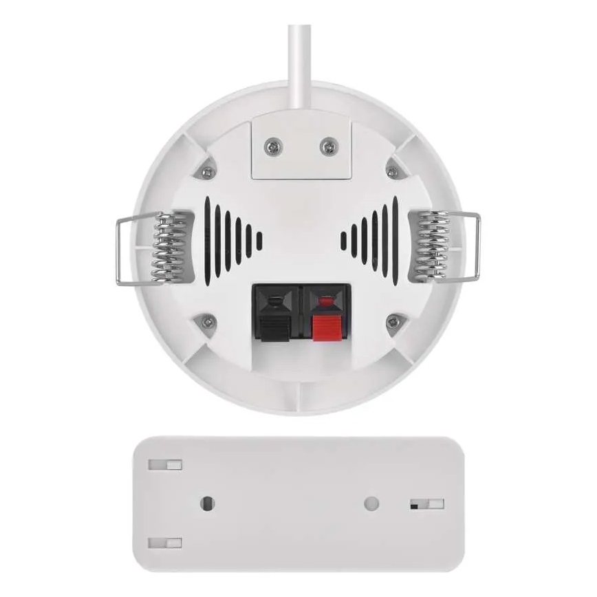 Kabellose Einbau-Türklingel 230V + 1xCR2032 weiß