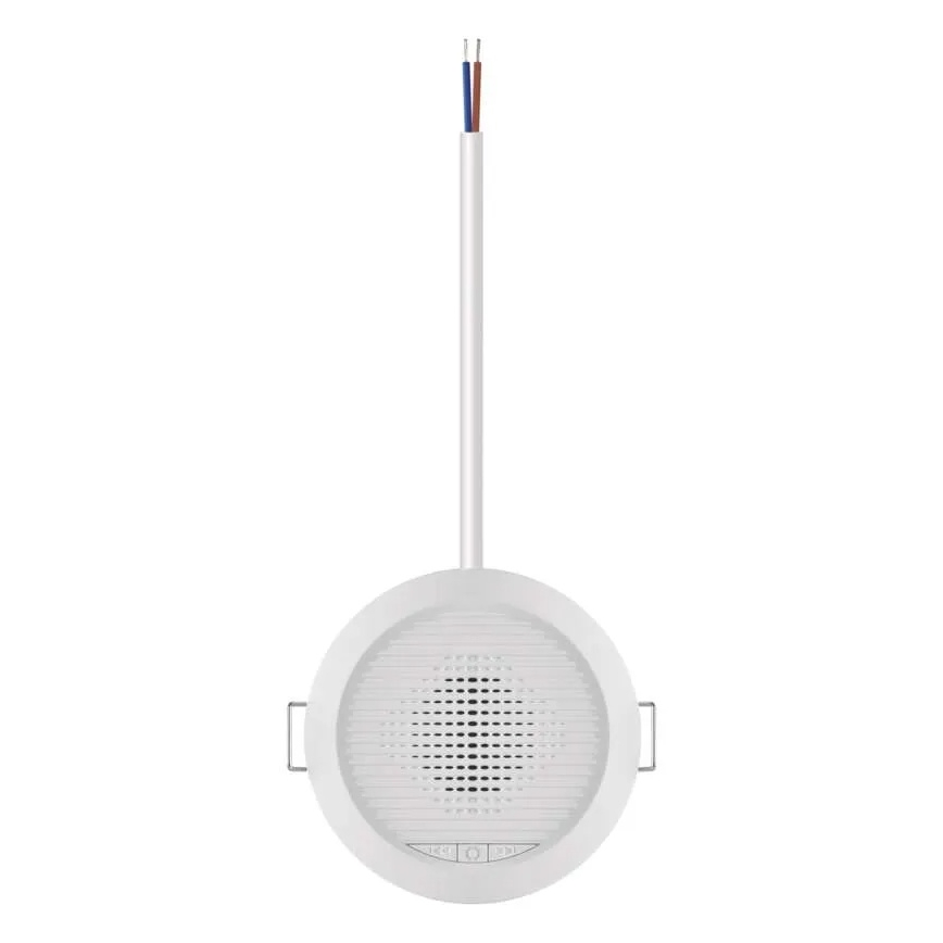 Kabellose Einbau-Türklingel 230V + 1xCR2032 weiß