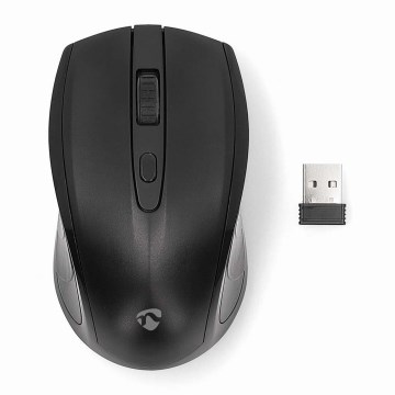 Kabellose Maus 800/1200/1600 DPI 2xAAA schwarz