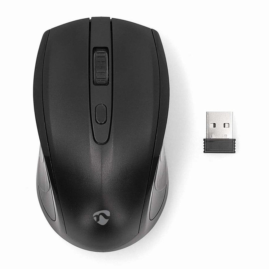 Kabellose Maus 800/1200/1600 DPI 2xAAA schwarz