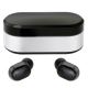 Kabellose Ohrhörer SPORT Bluetooth V5.0 + LED-Ladestation schwarz