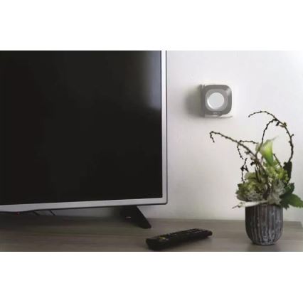 Kabellose Steckdosen-Türklingel 230V + 1xCR2032 IP44 grau