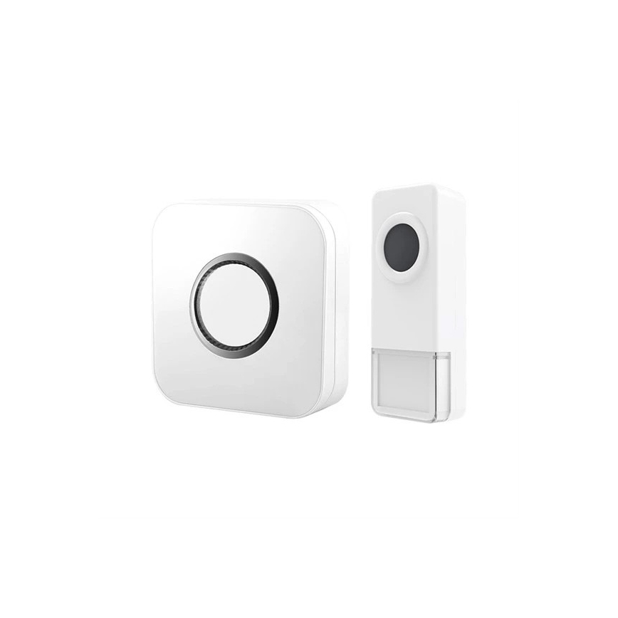Kabellose Türklingel 3xAAA/1xA23 IP55 weiß