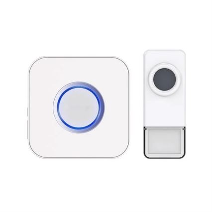 Kabellose Türklingel 3xAAA/1xA23 IP55 weiß