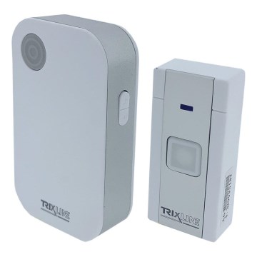 Kabellose Türklingel BELL 1x23A + 3xAAA Weiß