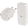 Kabellose Türklingel für Steckdose 230V + 1xCR2032 weiß