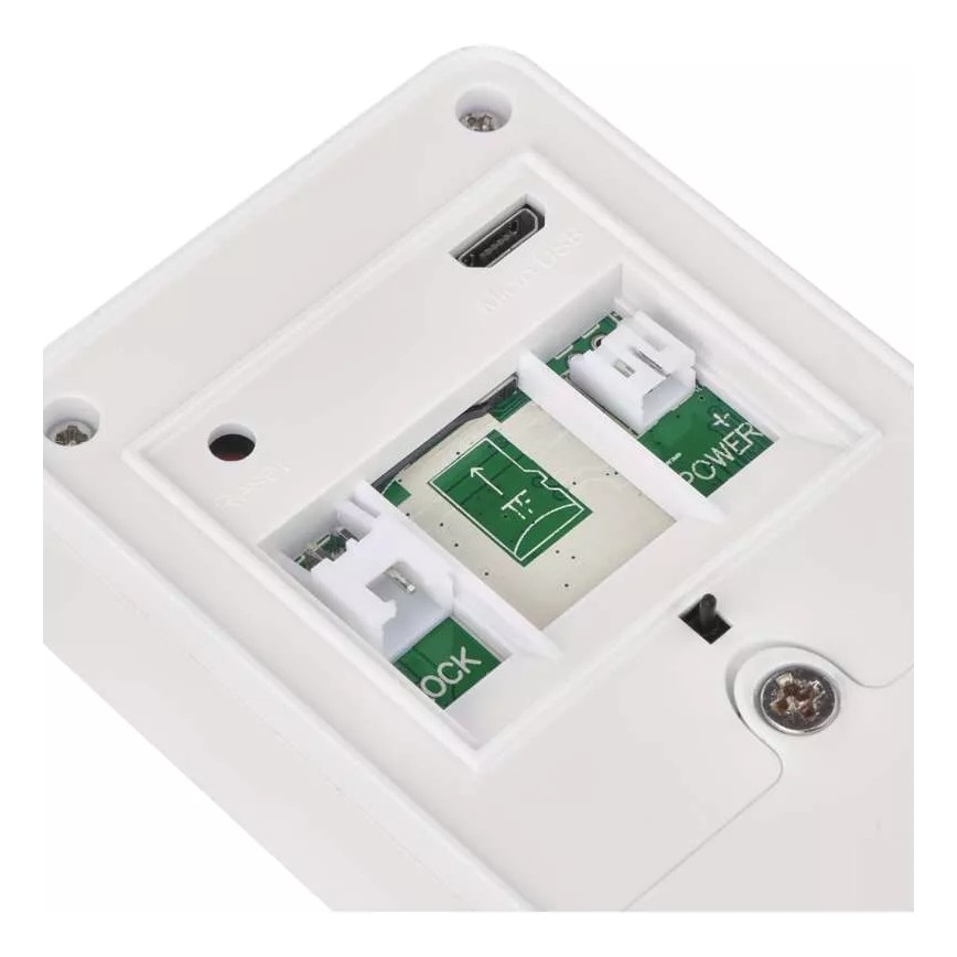 Kabellose Video-Türklingel mit Solarpanel GoSmart 4400 mAh 3xAA IP44 Wi-Fi Tuya