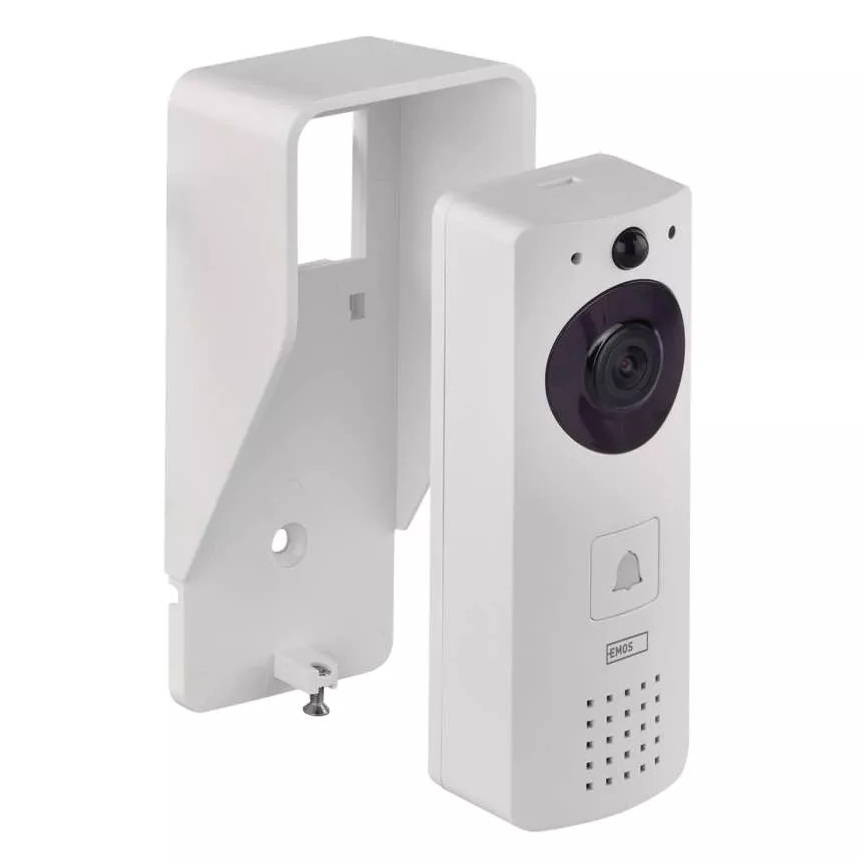 Kabellose Video-Türklingel mit Solarpanel GoSmart 4400 mAh 3xAA IP44 Wi-Fi Tuya