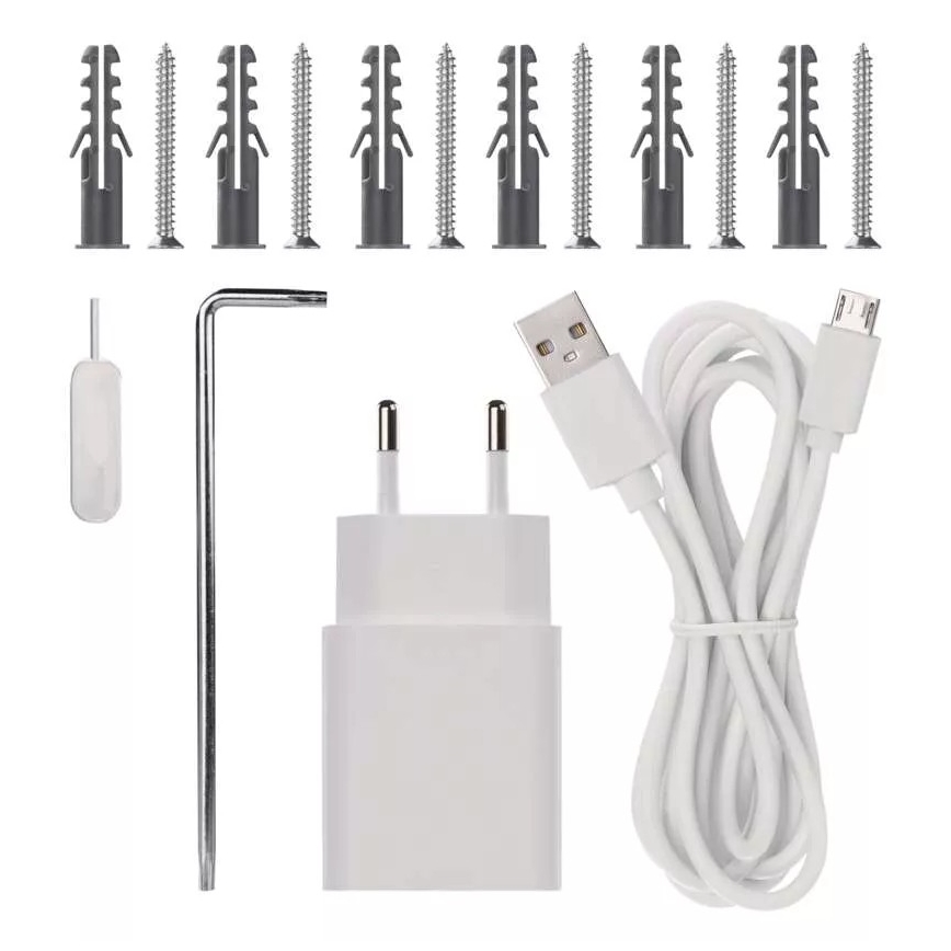 Kabellose Video-Türklingel mit Bewegungssensor GoSmart 5V 3xAA IP65 Wi-Fi Tuya