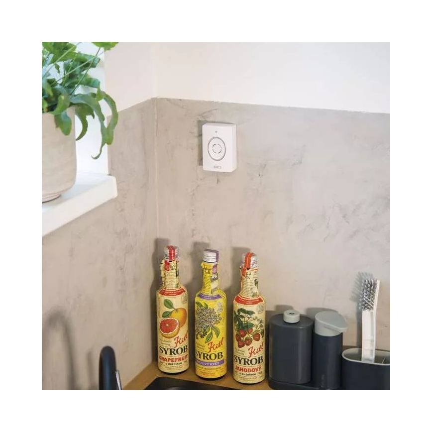 Kabellose Video-Türklingel mit Solarpanel GoSmart 4400 mAh 3xAA IP44 Wi-Fi Tuya