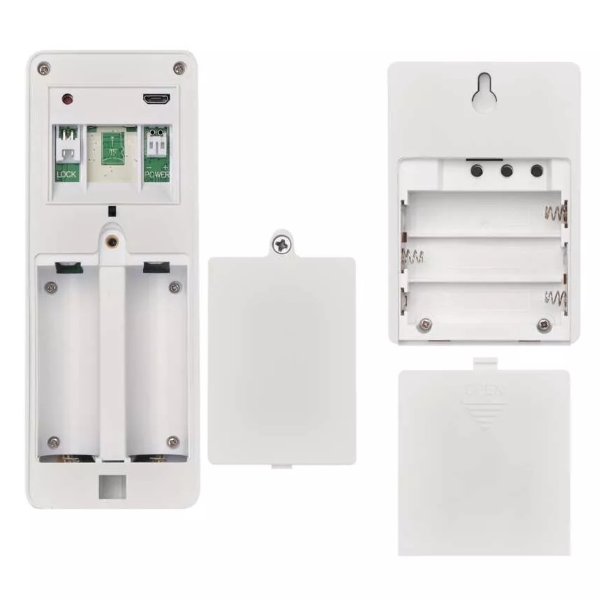 Kabellose Video-Türklingel mit Solarpanel GoSmart 4400 mAh 3xAA IP44 Wi-Fi Tuya