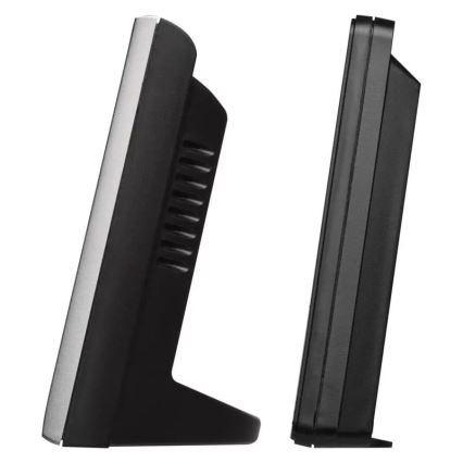 Kabellose Wetterstation mit Wecker 3xAAA + 2xAAA schwarz