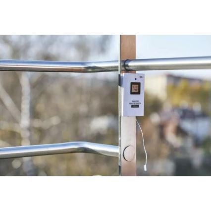 Kabellose Wetterstation mit Wecker 5V/3xAAA + 2xAAA schwarz