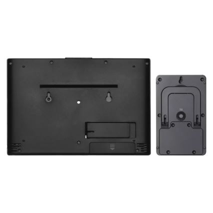 Kabellose Wetterstation mit Wecker 3xAAA/5V + 2xAAA schwarz