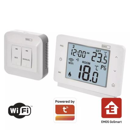 Kabelloses Digital-Thermostat GoSmart 230V/16A Wi-FI Tuya