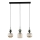 Kabelpendelleuchte SOPHIA 3x E14/10W/230V, schwarz/grün/rauchiges Beige