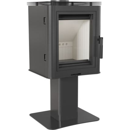 Kratki - Kaminofen aus Stahl 7 kW 150 mm