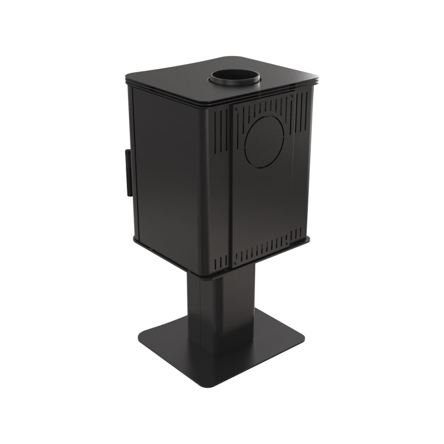 Kratki - Kaminofen aus Stahl 7 kW 150 mm