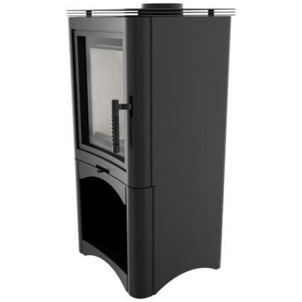 Kratki - Kaminofen aus Stahl 7 kW 150 mm