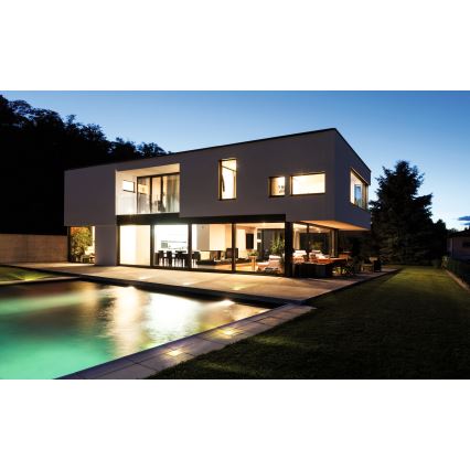 LED befahrbare Bodeneinbauleuchte für den Außenbereich GORDO LED/1W/230V 9,5x9,5 cm IP67 Edelstahl