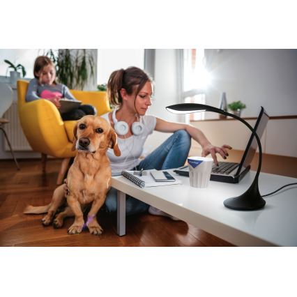 LED dimmbare flexible Tischlampe FRANCO LED/6,8W/230V schwarz