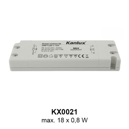 Kanlux 23100 - LED Orientierungsleuchte SOLA 1xLED/0,8W/12V