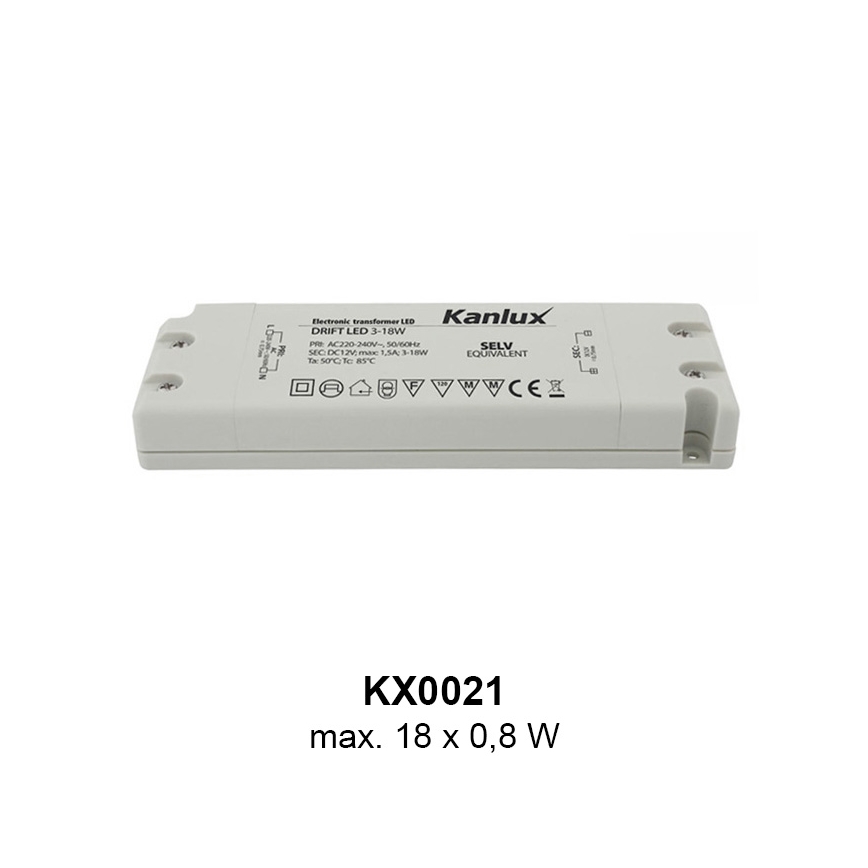 Kanlux 23100 - LED Orientierungsleuchte SOLA 1xLED/0,8W/12V