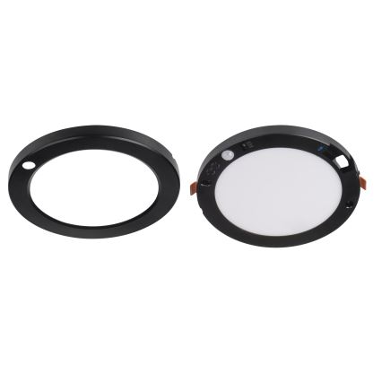 LED Decken-/Abgehängte Leuchte mit Bewegungssensor 2in1 ERGA LED/17W/230V 3000/4000/6500K Schwarz