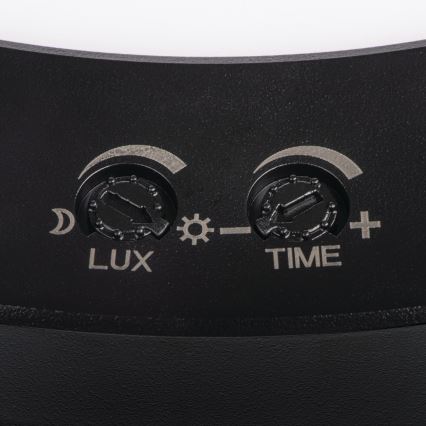 LED Decken-/Abgehängte Leuchte mit Bewegungssensor 2in1 ERGA LED/17W/230V 3000/4000/6500K Schwarz