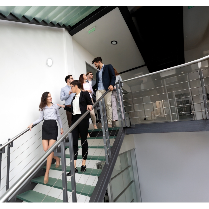 LED Decken-/Einbauleuchte mit Bewegungsmelder 2in1 ERGA LED/17W/230V 3000/4000/6500K Weiß