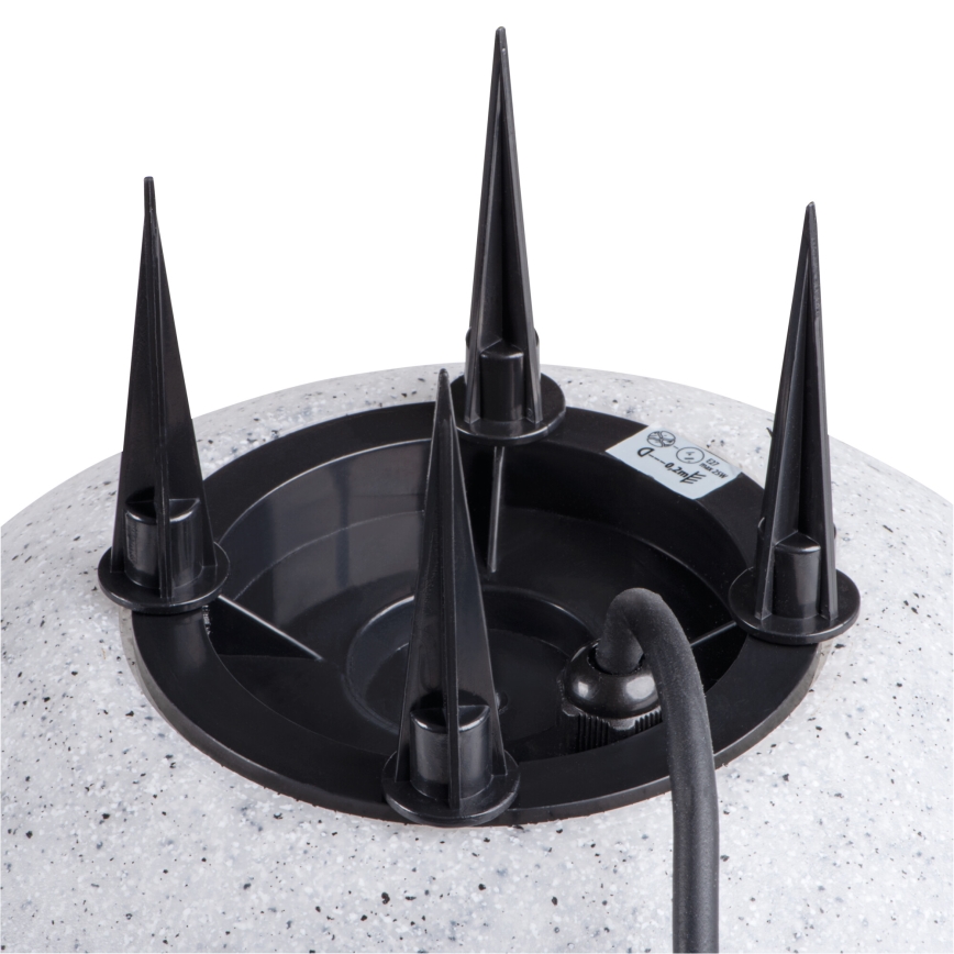 Außenleuchte STONO 1xE27/25W/230V Ø 30 cm IP65