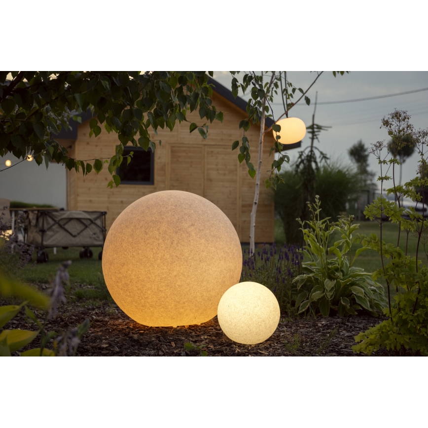 Außenleuchte STONO 1xE27/15W/230V Ø 20 cm IP65