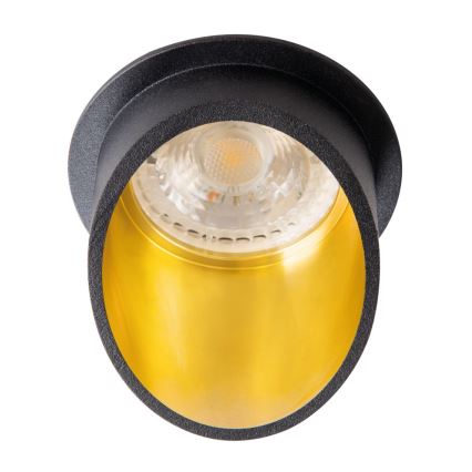 Einbaustrahler SPAG GU10/35W schwarz/golden