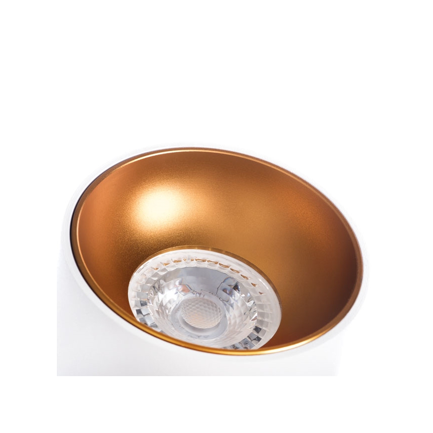 Strahler RITI 1xGU10/10W/230V weiß/golden