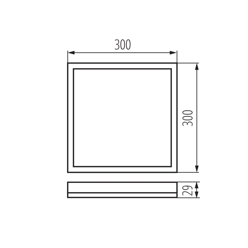 LED-Deckenleuchte für Badezimmer AZPO LED/17,5W/230V IP54 weiß