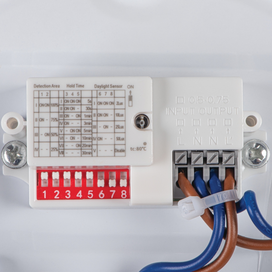 LED-Deckenleuchte für Badezimmer mit Bewegungs- und Dämmerungssensor CORSO LED/18W/230V 3000/4000/6500K Ø 33 cm IP44