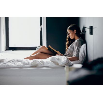 LED Flexibles Leselicht TONIL LED/2,7W/230V schwarz