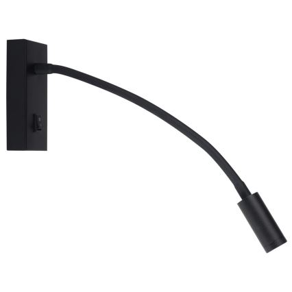 LED Flexibles Leselicht TONIL LED/2,7W/230V schwarz