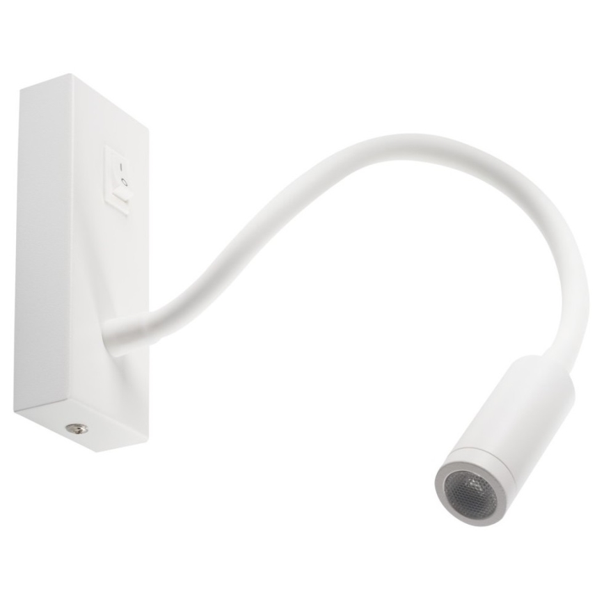 LED Flexibles Leselicht TONIL LED/2,7W/230V Weiß