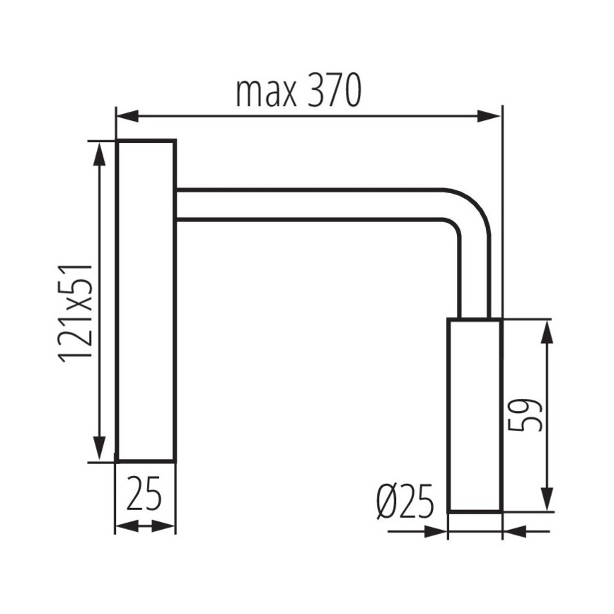 LED Wandlampe TONIL LED/2,7W/230V weiß