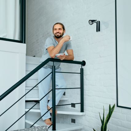 LED-Treppenleuchte ERINUS LED/0,8W/12V 3000K schwarz