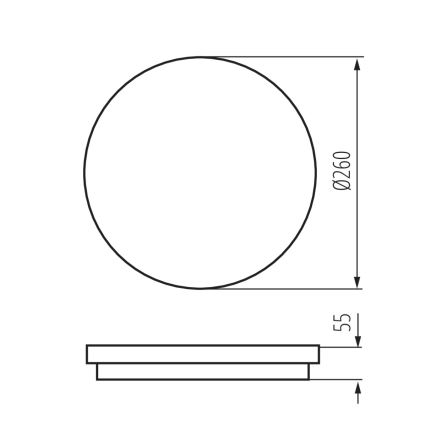 LED Außenleuchte BENO LED/24W/230V IP54 grau