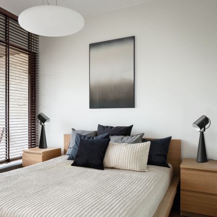 Tischlampe LARATA 1xE27/5W/230V schwarz